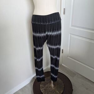 LuLaRoe Black and Gray Patterned Pants